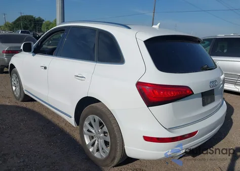 2016 Audi Q5 2.0T Premium from USA, damaged, VIN WA1C2AFP9GA020098